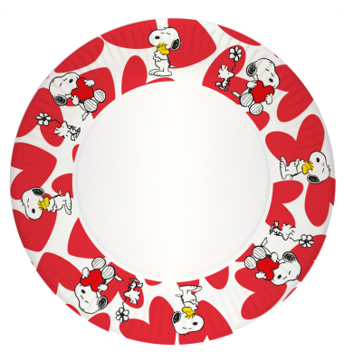 Motivteller Snoopy Love 10ST rotwei&szlig;