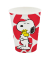 Motivbecher Snoopy Love 10ST rotwei&szlig;