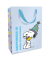 Geschenktragetasche Snoopy hellblau