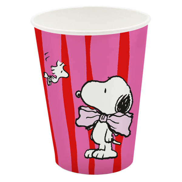 Braun und Company Motivbecher Neon Snoopy 10ST rosaweiß 4014995513069 Braun und Company