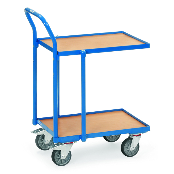 4017976735610 - Fetra 135610 Etagenroller Stahl pulverbeschichtet Traglast (max) 250 kg Brillantblau (RAL 5007)