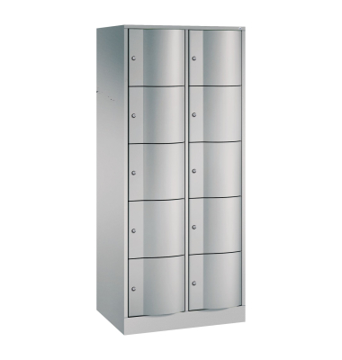 C+P Schlie&szlig;fachschrank 10F&auml; 1950x770x540mm wsalu