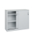 Schiebet&uuml;renschrank Acurado 204600S10191, abschlie&szlig;bar, 2 OH, lichtgrau, 120x100x40cm (BxHxT)
