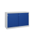 Schiebet&uuml;renschrank Acurado-2000 215600S10093, abschlie&szlig;bar, 2x2 OH, lichtgrau/enzianblau, 160x100x50cm (BxHxT)