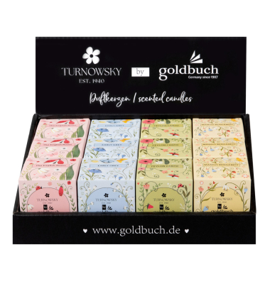 Duftkerze im Glas Secret Garden sortiert