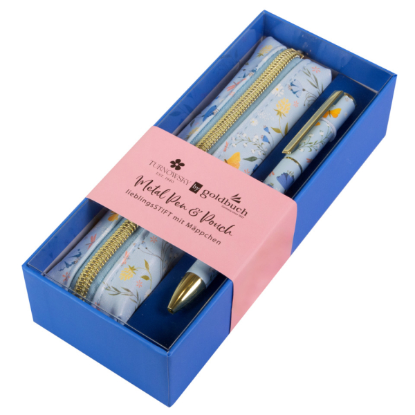 4009835466957 - Schreibgeräteset Secret Garden blue 4009835466957 TURNOWSKY