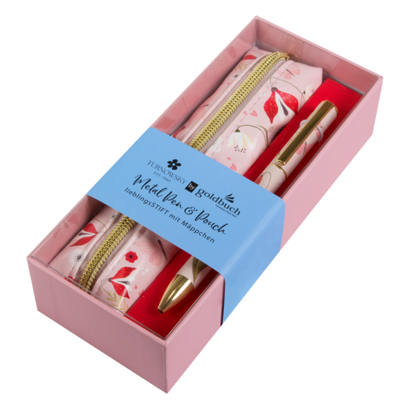 4009835466964 - Schreibgeräteset Secret Garden pink 4009835466964 TURNOWSKY