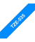 P-touch Schriftband TZe-535 12mm x 8m wei&szlig;/blau laminiert selbstklebend