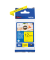 Schriftbandkassette TZE631S laminiert, 12mm breit/4m lang
