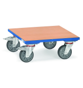 Kistenroller 500x500 Holz 400kg TPE-Reifen