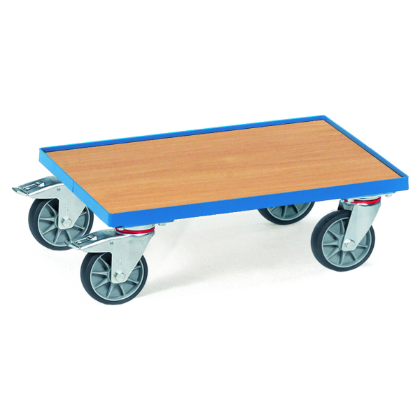 4017976135816 - Fetra Eurokasten-Roller mit Holzwerkstoffplatte und 15 mm hohen Rand