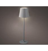 LED-Schreibtischlampe, grau