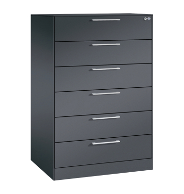 C+P Karteischrank Asisto A5 quer sgr/sgr