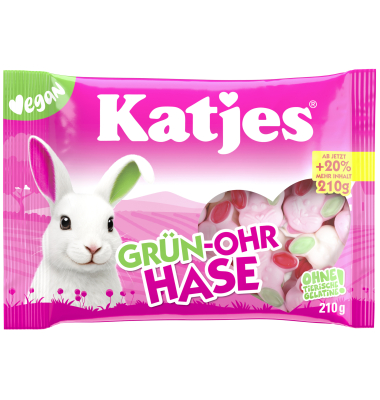 Fruchtgummi Gr&uuml;n-Ohr Hase 210g