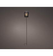 Solar Stabbeleuchtung wicker