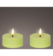 Solar Kerze 7x3,2cm gn 2St