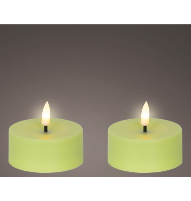 Solar Kerze 7x3,2cm gn 2St