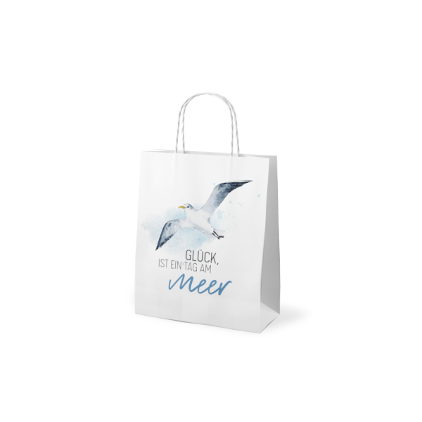 12 Stück LA VIDA Geschenktasche 991861, Grüße vom Möwe, 200mm x 240mm 4027268361571 LA VIDA