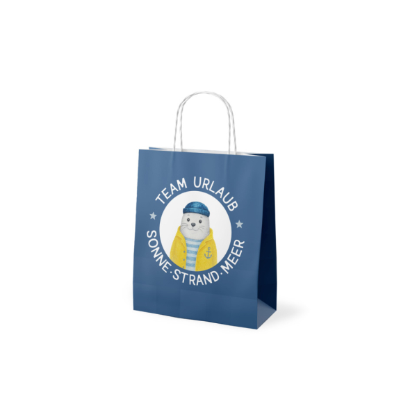 12 Stück LA VIDA Geschenktasche 991862, Seehund, 200mm x 240mm 4027268361595 LA VIDA
