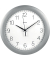  Funkuhr Teneriffa 00185872, silber, 30cm, rund, analog