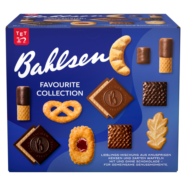 4017100024801 - Bahlsen Hermann Bahlsen Collection XL Keks- und Waffelmischung 8 Frischepacks à 227 g 1816 Gramm Packung