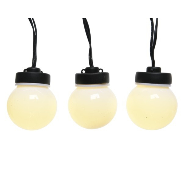 8719152389988 - Iperbriko - Weihnachtsbeleuchtung 20 LEDs warmweiß 950 cm schwarzer Draht