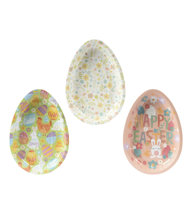 Oster-Deko Teller 3er Set