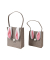 Geschenktasche 805844, Ostern, Tasche mit Tragehenkel, Osterhasen, 17cm / 20cm x 34cm / 42cm