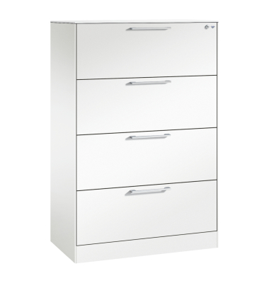 C+P H&auml;ngeregistraturschrank Asisto A4 2bahnig rws/rws