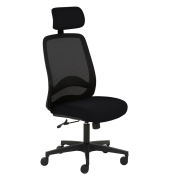 B&uuml;rostuhl myTRITON, schwarz / schwarz, bis 110kg