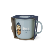 Kaffeebecher Gr&uuml;&szlig;e vom Meer Seemann
