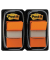 Haftmarker 680-OE2, Index Standard, 25,4x43,2mm, orange, ohne, rechteckig
