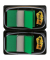 Haftmarker 680-G2EU, Index Standard, 25x43mm, gr&uuml;n, ohne, rechteckig