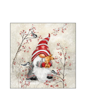 Servietten Weihnachten 32518905 / Wichtel, 3-lagig, 25x25cm