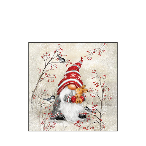 8712159198188 - WeihnMotivserviette 25x25cm Wichtel 8712159198188 Ambiente