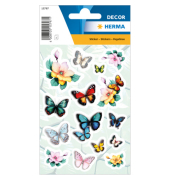 Schmucketikett Decor Schmetterlinge