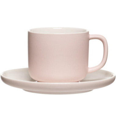 Kaffee-Obertasse 240ml 6ST rose