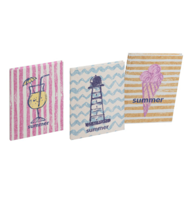 Notizbuch A5 64BL Summer Time sortiert