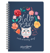 Spiralnotizbuch Forever Young kariert A5