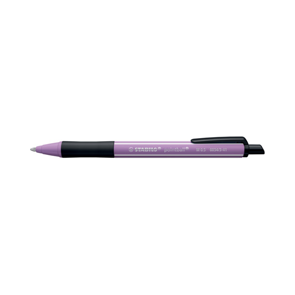 STABILO Kugelschreiber pointball NatureCOLORS Wildflowers grauviolett, Schreibfarbe: blau, 1 St.