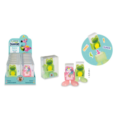 Figurenradierer im Aufsteller sortiert