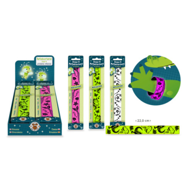Armband Snap reflektierend sortiert