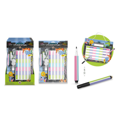 Stundenplan abwischbar 5-teilig