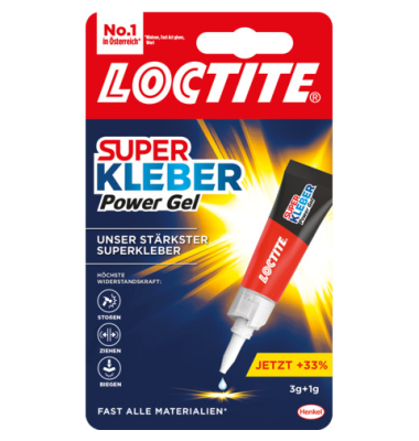 Superkleber 4g gel farblos