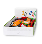 Schl&uuml;sselanh&auml;nger 100ST &Oslash;15mm sortiert