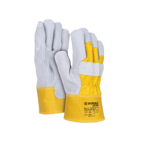5901498133735 - Arbeitshandschuhe grau gelb Größe XL 5901498133735 Donau