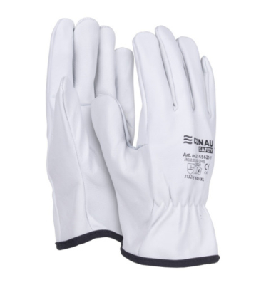 Arbeitshandschuhe, Leder, wei&szlig;, Gr&ouml;&szlig;e XL