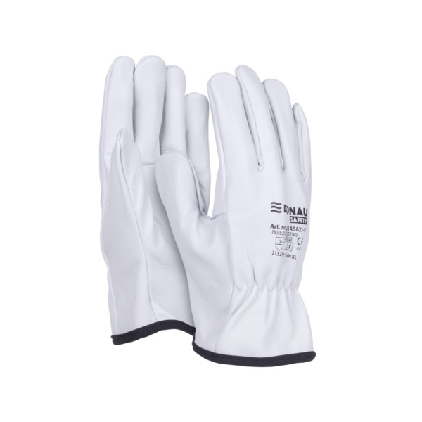 5901498136194 - Arbeitshandschuhe Leder weiß Größe XXL 5901498136194 Donau