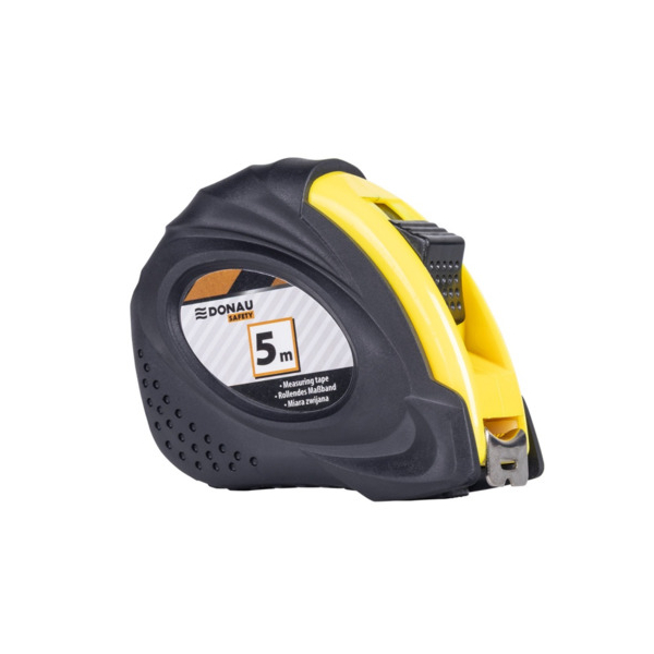 Donau Rollmeter Metallband 5Meter schwarzgelb 5901498136255 Donau