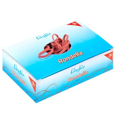 Gummiband Rondella  80x4mm rot